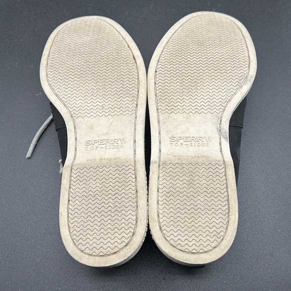 Men's Pre Loved Sperry Top Siders, Navy Leather, SZ 8M - Picture 6 of 12